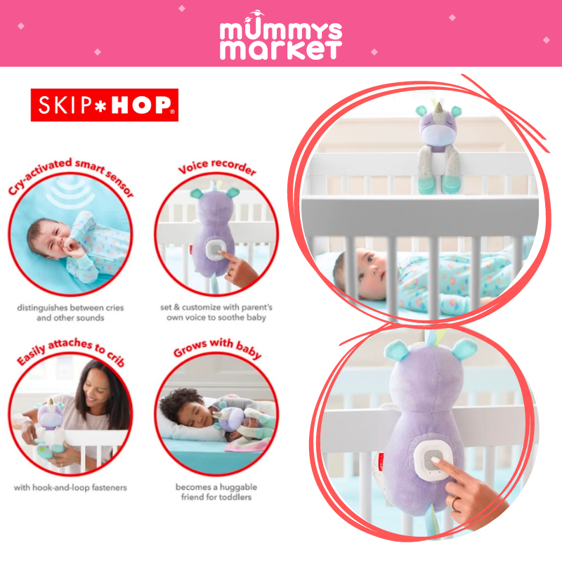 Skip Hop Cry Activated Soother - Unicorn